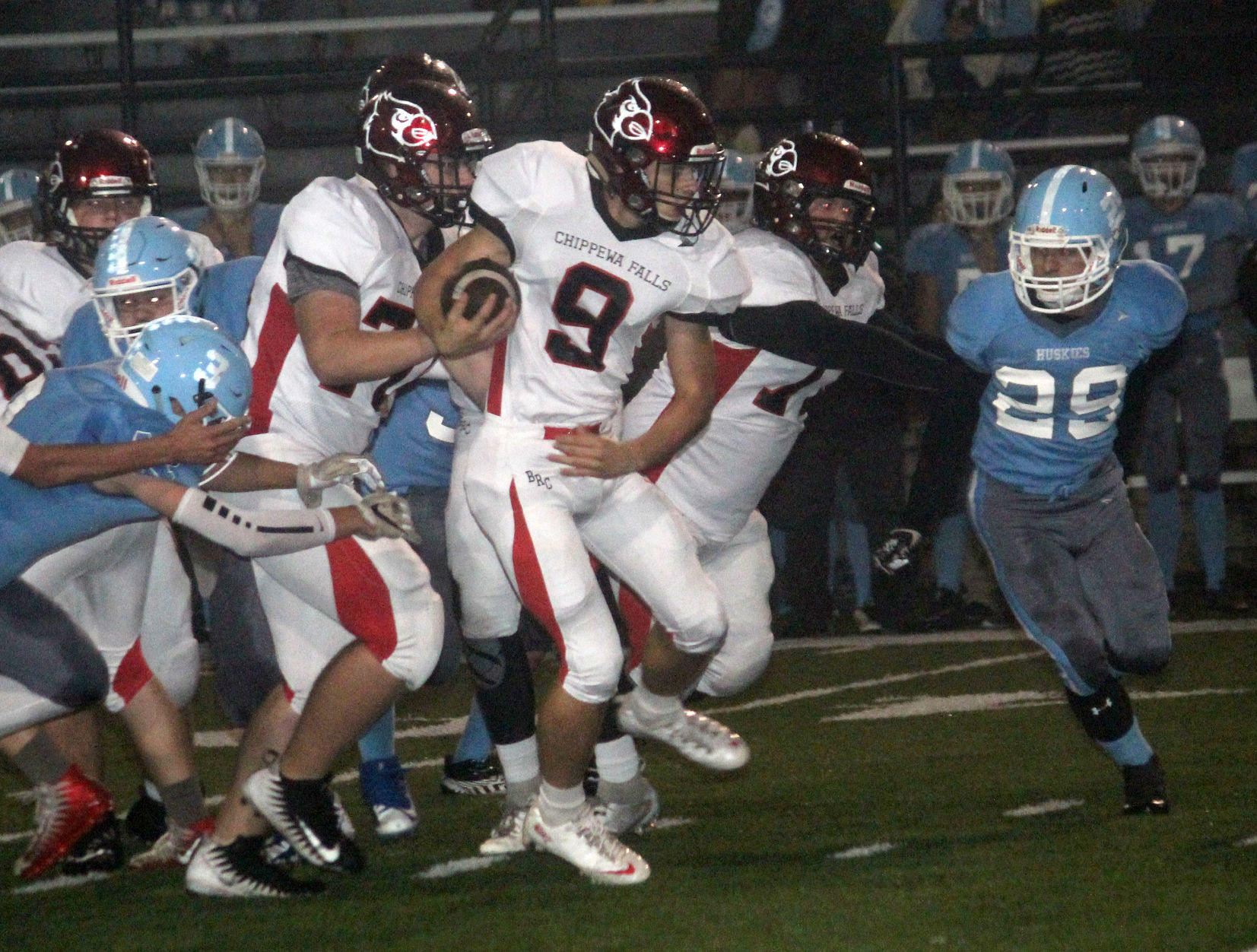 Chi-Hi football at Eau Claire North 10-5-18
